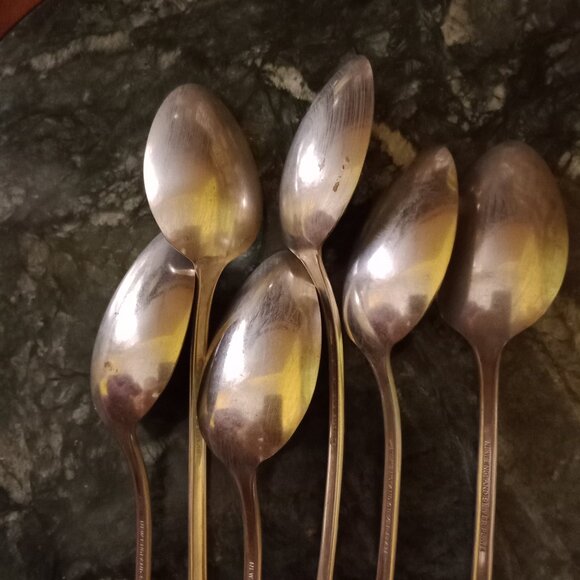 Silverplate Bar Spoons/6 - Picture 4 of 9
